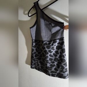 lululemon athletica Black and Gray Tank Top